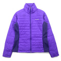 日本然リトテ-古着オンライン-COLUMBIA ダウンジャケット 中綿 XL パープル ナイロン キルティング POWDER PILLOW HYBRID JACKET WL5341-COLUMBIA Puffer Jacket Filling XL Purple Nylon Quilted POWDER PILLOW HYBRID JACKET WL5341