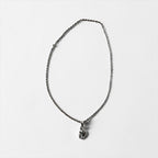 Vintage Sterling Silver 925 Anchor Cross Crown Pendant Necklace Marine Motif Chain Included