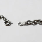 Vintage Sterling Silver 925 Anchor Cross Crown Pendant Necklace Marine Motif Chain Included