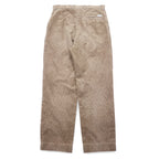 LEVI'S Made in England 90s Euro Tuck Wide Corduroy Pants Size 33 Beige Cotton PANT FAMILY 299 3484 4584
