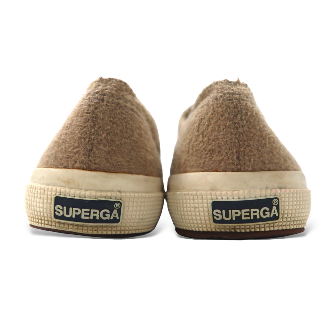 SUPERGA Wool Blend Sneakers 25cm Beige Tan Wool Blend Low Top Sneakers S00AID0