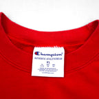 Champion College Print Sweatshirt, XL, Red, CENTRAL PIEDEMONT