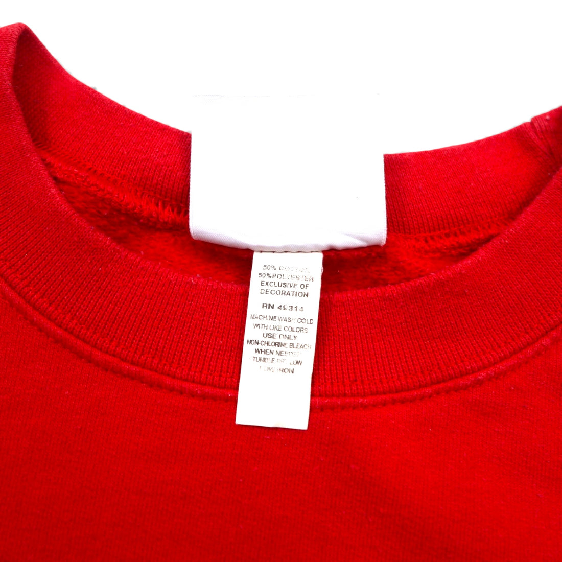 Champion College Print Sweatshirt, XL, Red, CENTRAL PIEDEMONT
