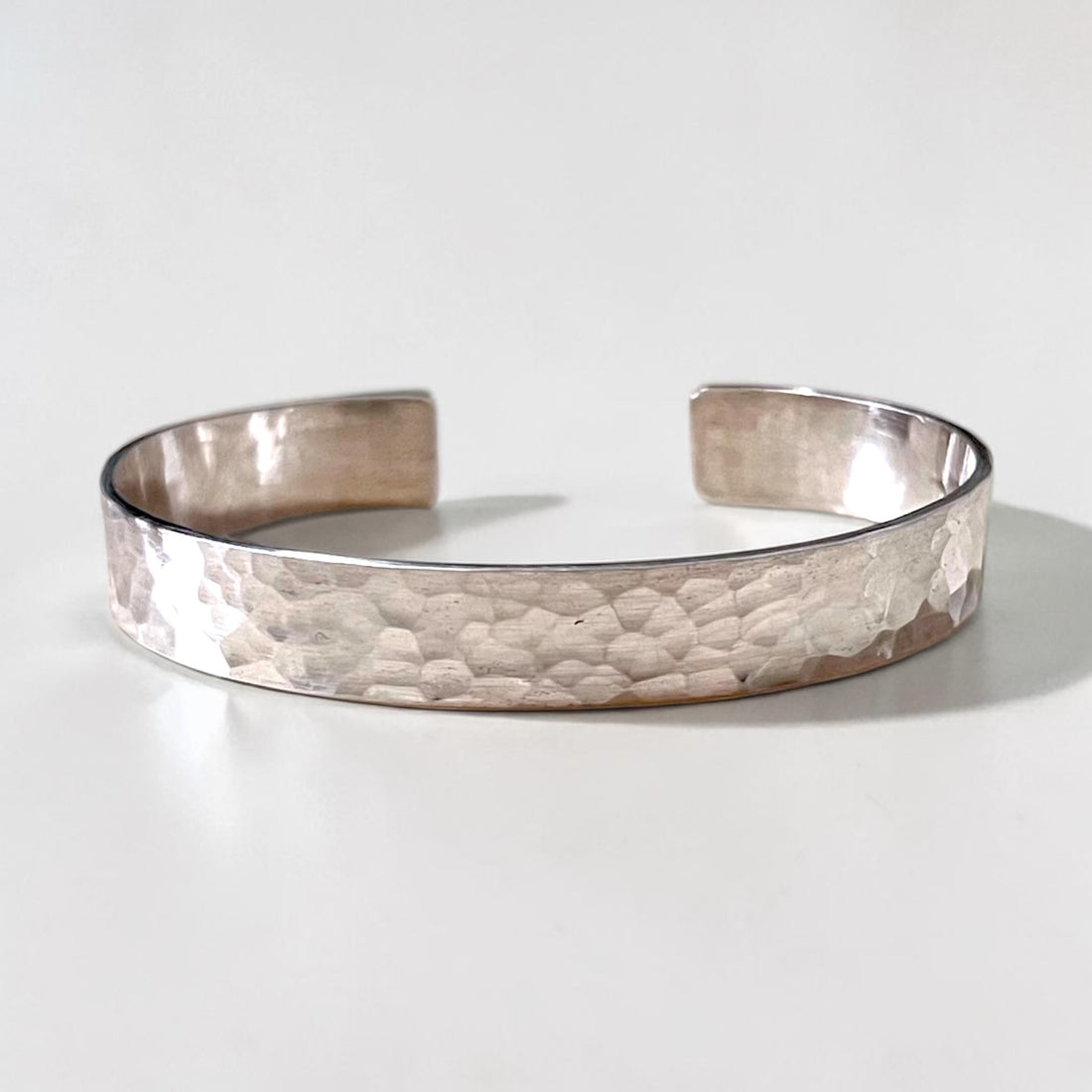 Vintage Silver Bangle ハンマーワーク 槌目 シルバーバングル カフ ブレスレット SILVER 刻印