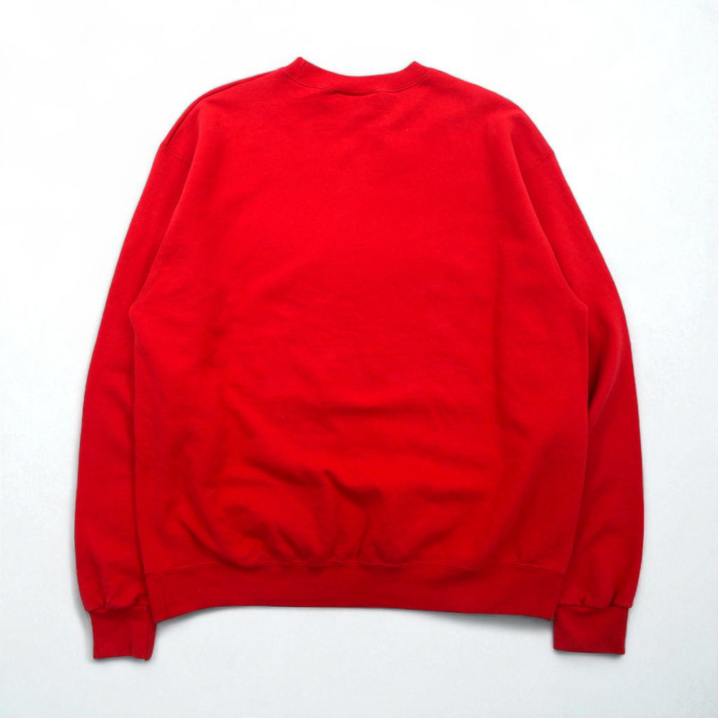 Champion College Print Sweatshirt, XL, Red, CENTRAL PIEDEMONT