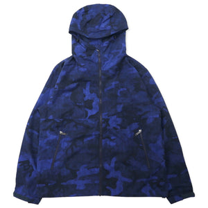THE NORTH FACE Novelty Compact Jacket L Blue Nylon Camouflage Water Repellent Novelty Compact Jacket NP71535
