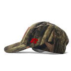 RUSSEL ATHLETIC REAL TREE CAMO 6 PANEL CAP ONE ADJUSTABLE KHAKI COTTON COLLEGE NEBRASKA