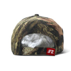 RUSSEL ATHLETIC REAL TREE CAMO 6 PANEL CAP ONE ADJUSTABLE KHAKI COTTON COLLEGE NEBRASKA
