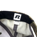 RUSSEL ATHLETIC REAL TREE CAMO 6 PANEL CAP ONE ADJUSTABLE KHAKI COTTON COLLEGE NEBRASKA