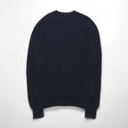 A|X ARMANI EXCHANGE Commando Sweater, Rib Knit, Size L, Navy, with Flap Chest Pocket