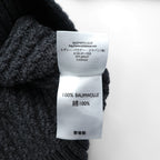 Eddie Bauer ヘンリーネック リブニット セーター L グレー コットン