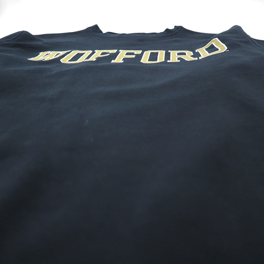 JANSPORT 90s College Print Sweatshirt, Black, Size XL, WOFFORD