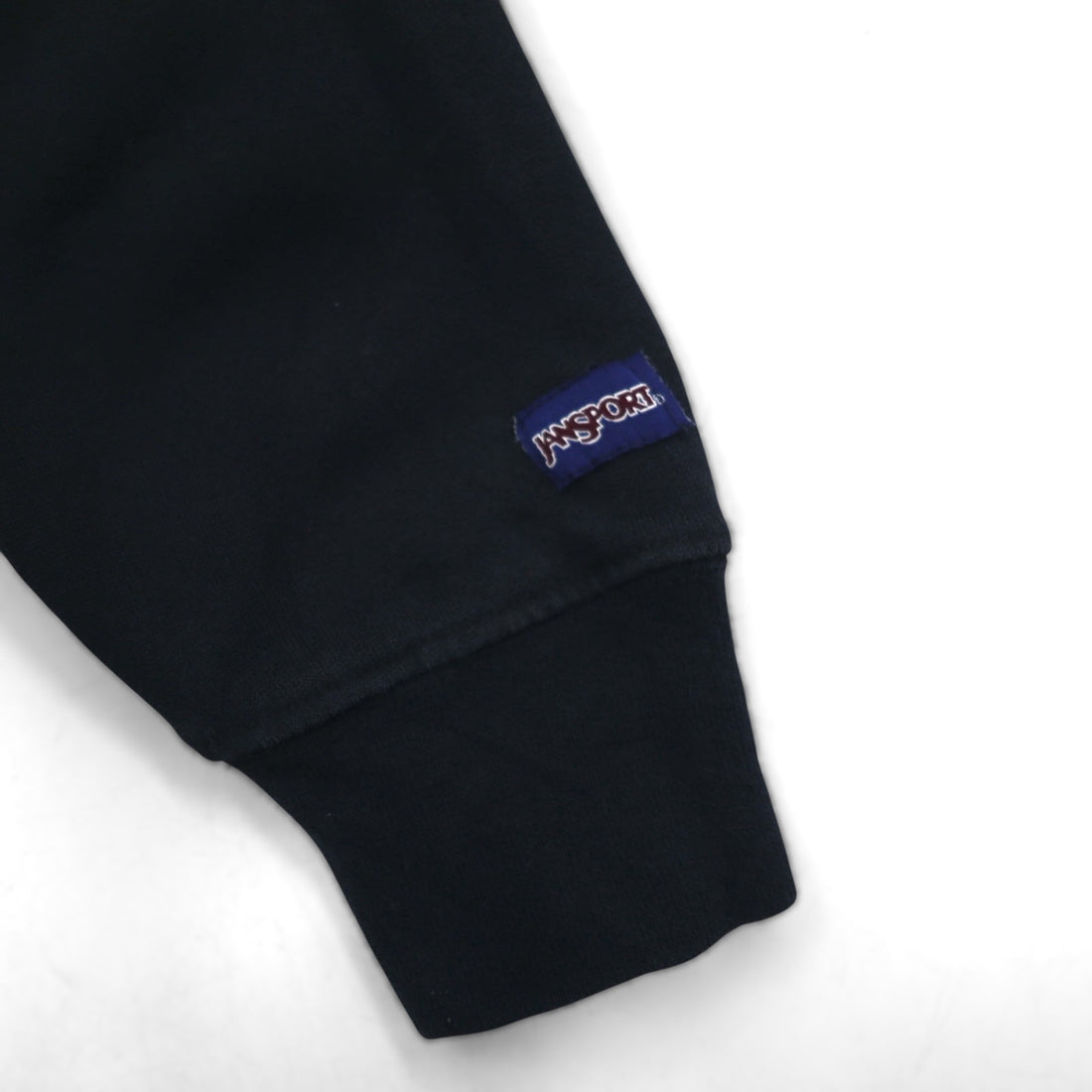 JANSPORT 90s College Print Sweatshirt, Black, Size XL, WOFFORD
