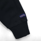JANSPORT 90s College Print Sweatshirt, Black, Size XL, WOFFORD