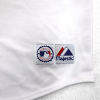 majestic 90s MLB Baseball Shirt XL White Polyester Orioles