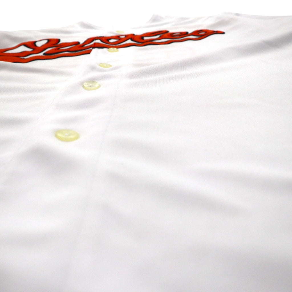 majestic 90s MLB Baseball Shirt XL White Polyester Orioles