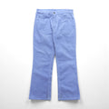 Levi's 80年代 USA製 646 コーデュロイ ベルボトム チノパンツ S ブルー 白タブ 42TALON フレア
