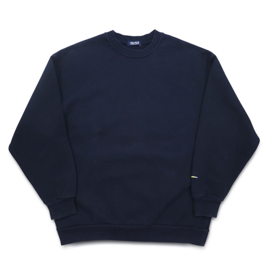 nautica VINTAGE COLLECTION Oversized Basic Crew Sweatshirt S Navy Heavyweight 213-1247