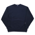 nautica VINTAGE COLLECTION Oversized Basic Crew Sweatshirt S Navy Heavyweight 213-1247