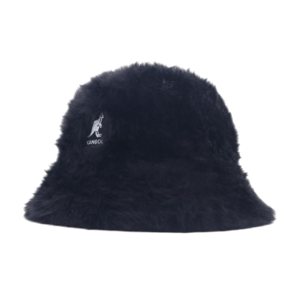 KANGOL blue FURGORA LAHINCH Bucket Hat L Black Angora FURGORA LAHINCH