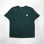 carhartt original fit pocket t-shirt L green cotton ORIGINAL FIT