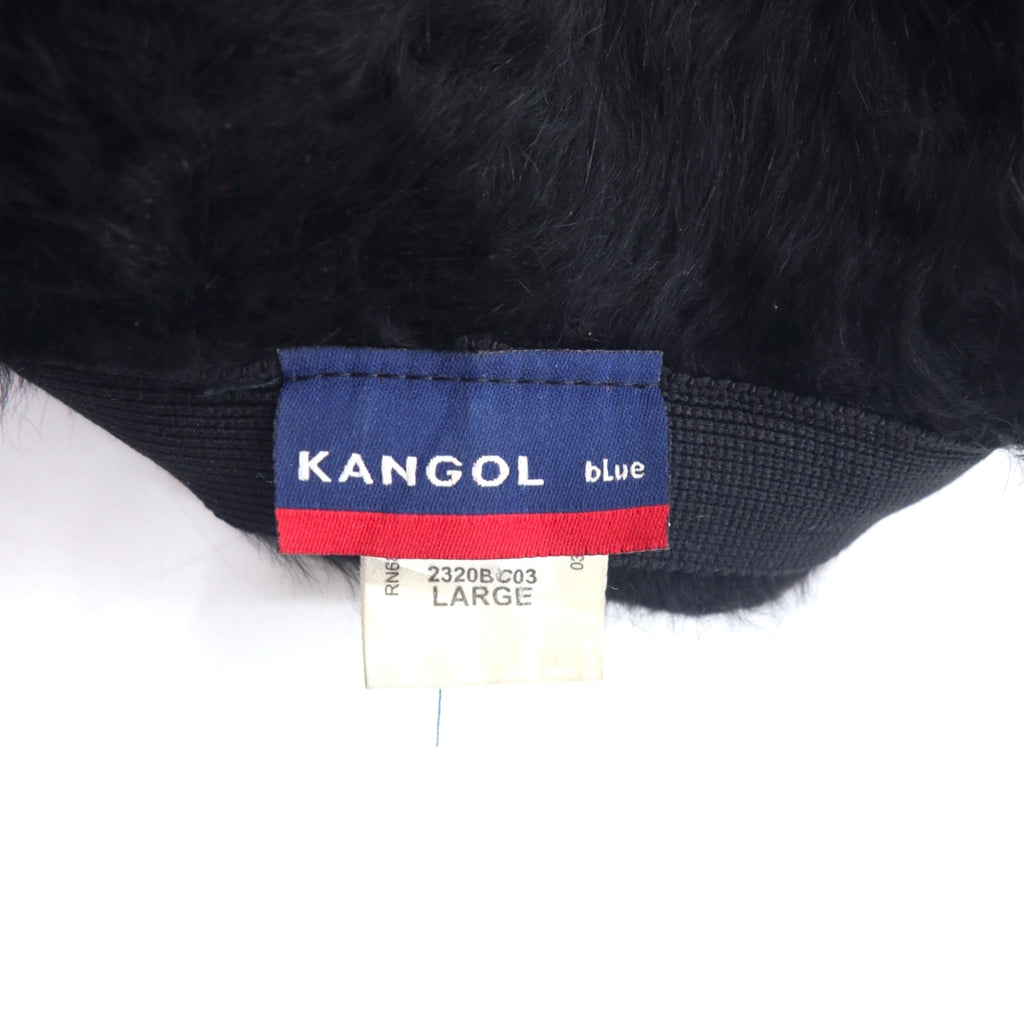 KANGOL blue FURGORA LAHINCH Bucket Hat L Black Angora FURGORA LAHINCH