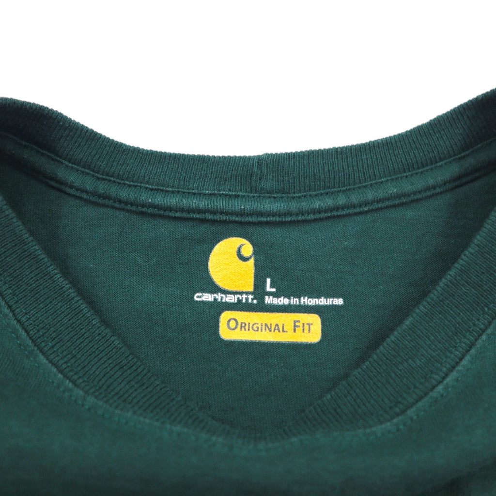 carhartt original fit pocket t-shirt L green cotton ORIGINAL FIT