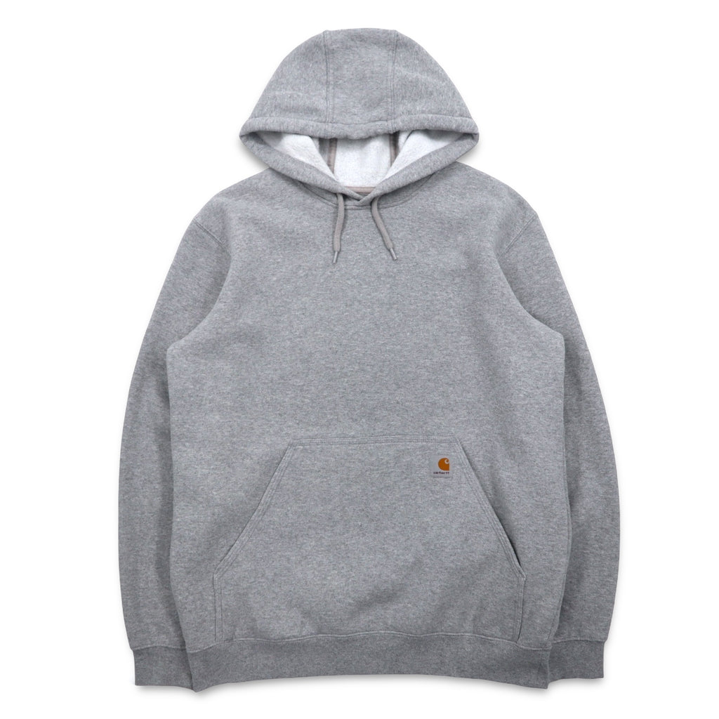 Carhartt Loose Fit Pullover Hoodie, Medium, Grey, Cotton, Midweight, K121, Made in Mexico