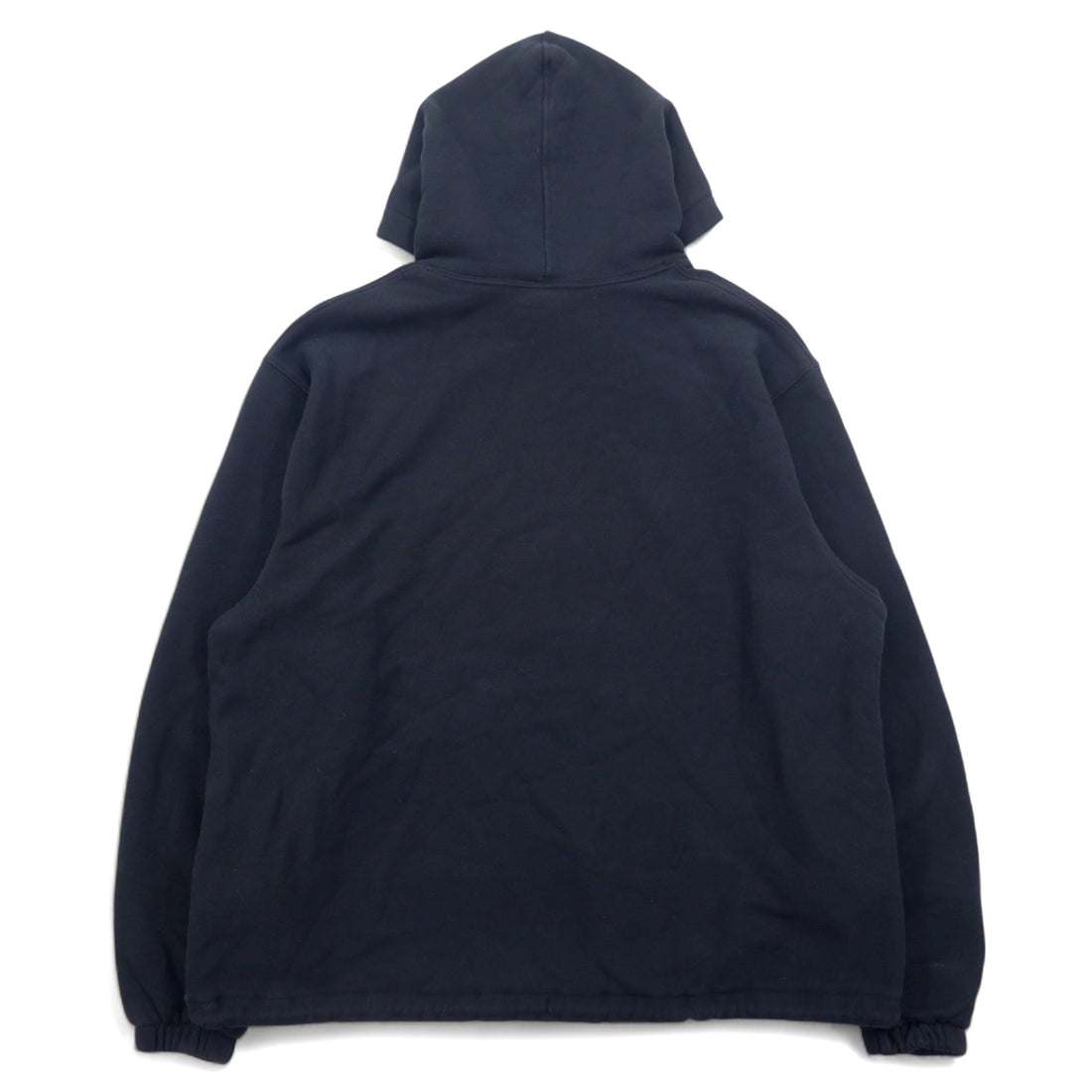 Champion リバースウィーブ REVERSE WEAVE プルオーバーパーカー XL ブラック コットン ドローコード 青単タグ 復刻