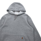 Carhartt Loose Fit Pullover Hoodie, Medium, Grey, Cotton, Midweight, K121, Made in Mexico