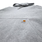 Carhartt Loose Fit Pullover Hoodie, Medium, Grey, Cotton, Midweight, K121, Made in Mexico