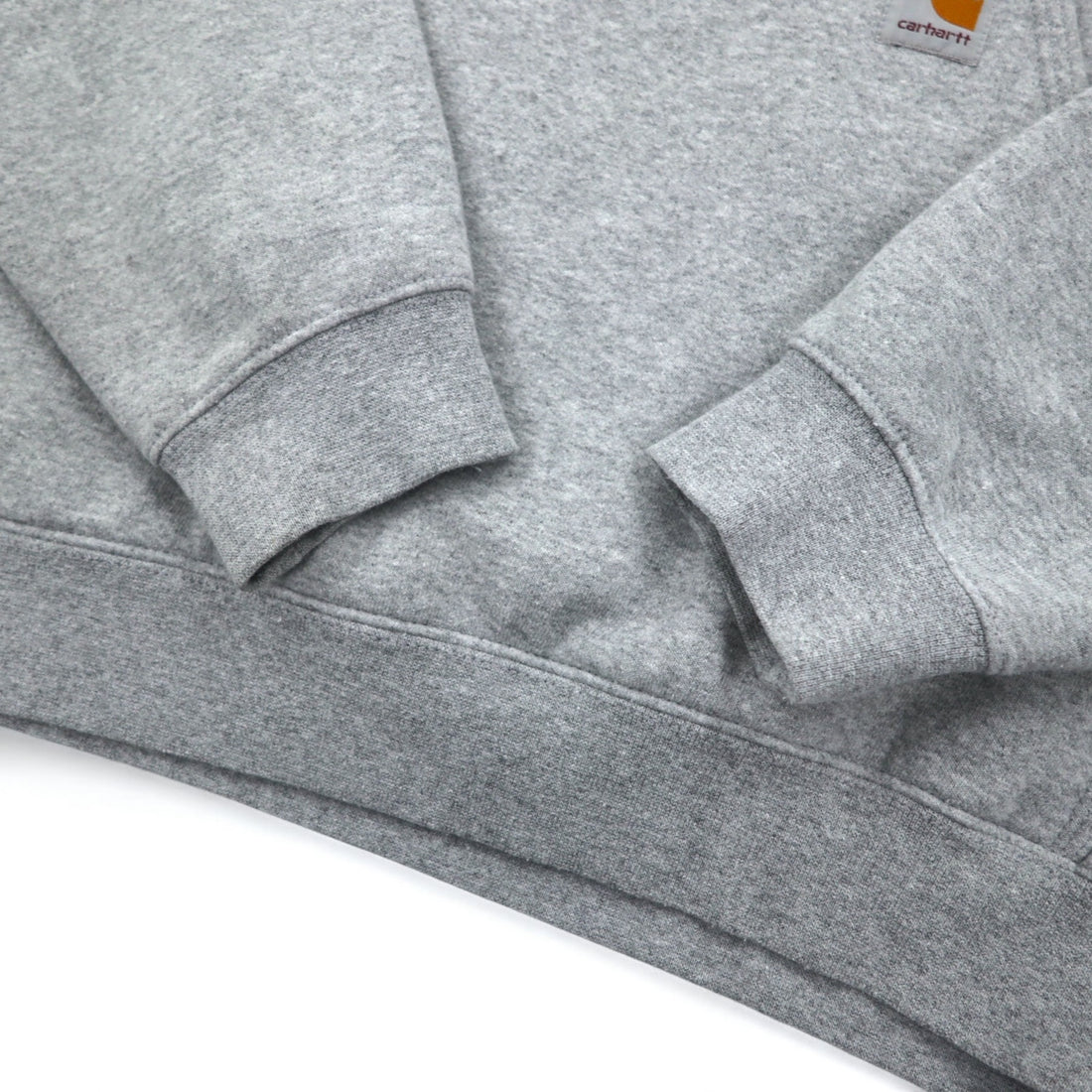 Carhartt Loose Fit Pullover Hoodie, Medium, Grey, Cotton, Midweight, K121, Made in Mexico