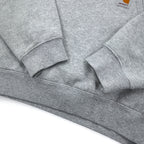 Carhartt Loose Fit Pullover Hoodie, Medium, Grey, Cotton, Midweight, K121, Made in Mexico