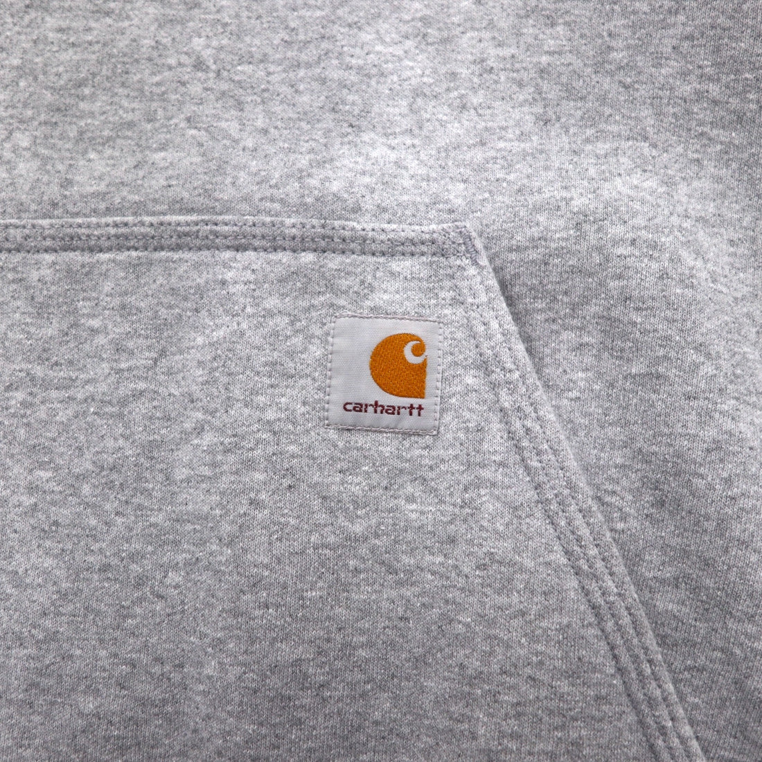 Carhartt Loose Fit Pullover Hoodie, Medium, Grey, Cotton, Midweight, K121, Made in Mexico