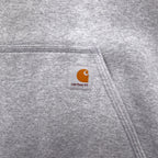 Carhartt Loose Fit Pullover Hoodie, Medium, Grey, Cotton, Midweight, K121, Made in Mexico