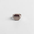 Vintage Silver Signet Ring 純銀 シルバーシグネットリング 指輪 18号 刻印 スクエア 印台