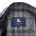 BURBERRY ノバチェック トレンチコート 38 グレー ポリエステル 日本製