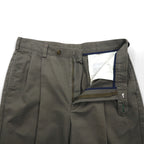 TOMMY HILFIGER 90s 2-pleat wide-leg chino pants, size L, beige cotton, pleated, center crease