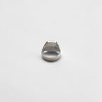 Vintage Silver Signet Ring 純銀 シルバーシグネットリング 指輪 18号 刻印 スクエア 印台