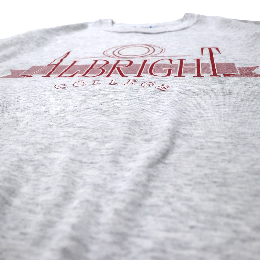 Champion USA製 90年代 カレッジ プリント スウェット L グレー コットン ALBRIGHT COLLEGE