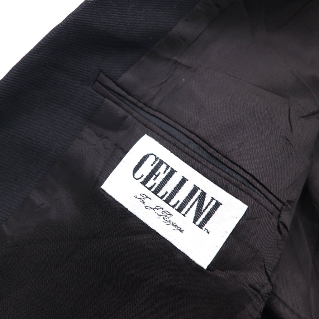 USA Vintage Blazer CELLINI オーバーサイズ ダブル ブレザー テーラードジャケット L ピークドラペル USA製