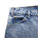Levi's 90年代 USA製 550 ケミカルウォッシュ テーパード デニムパンツ M ブルー ジッパーフライ リラックスフィット 40550 0218