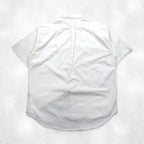 Ralph Lauren 90s BLAKE Short Sleeve Oxford Button Down Shirt XL White Small Pony Embroidery