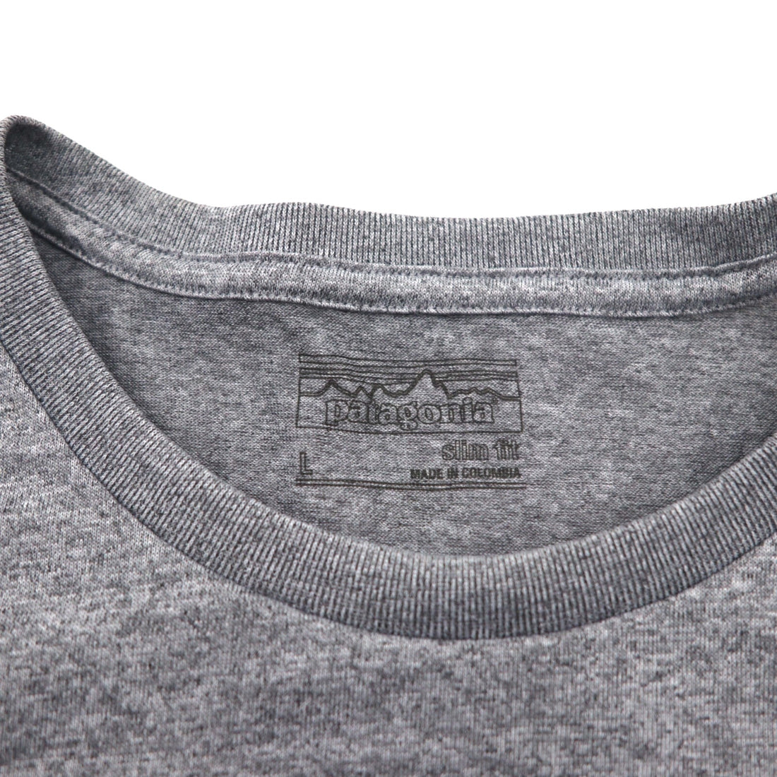 patagonia RESPONSIBLE TEE ポケット Tシャツ L グレー ポリエステル 39114