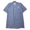 日本然リトテ-古着オンライン-Christian Dior MONSIEUR オールド シャンブレー ガウン コート ONE ブルー コットン-Christian Dior MONSIEUR Vintage Chambray Gown Coat ONE Blue Cotton