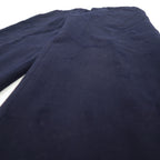DAKS Old Slacks Pants L Navy Wool Made in Japan