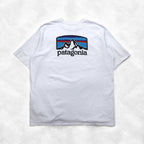 Patagonia Roy Horizons T-shirt ROY HORIZONS L Blue Back logo print 38501 Made in Mexico