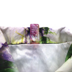 BEIMAR Tie-dye Coach Jacket S White Purple Green Nylon Drawcord