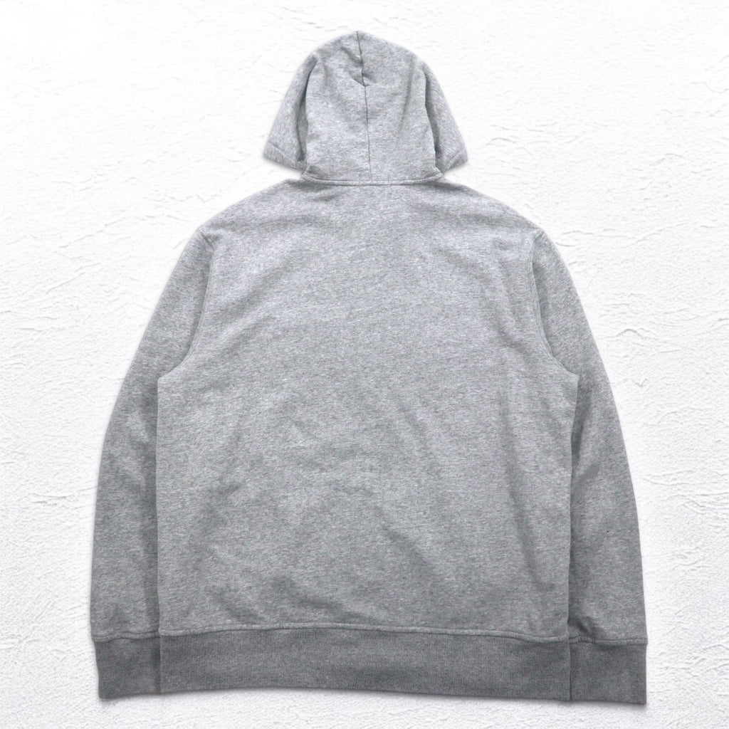 POLO RALPH LAUREN Polo Bear Embroidered Full Zip Hoodie XXL Grey Fleece Lining One Point Logo