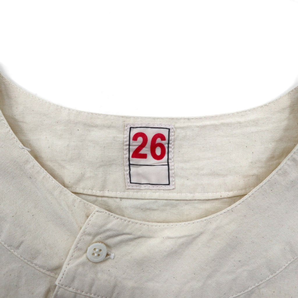 French Farmers Shirt フランス ファーマーズシャツ XL ホワイト 生成り コットン 未使用品 レプリカ